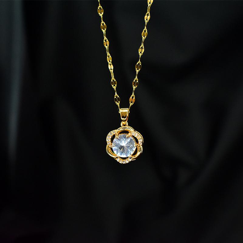 

Pendant Necklaces Love You Necklace Female High-end Sense Of Fashion Exquisite Temperament Jewelry Wholesale