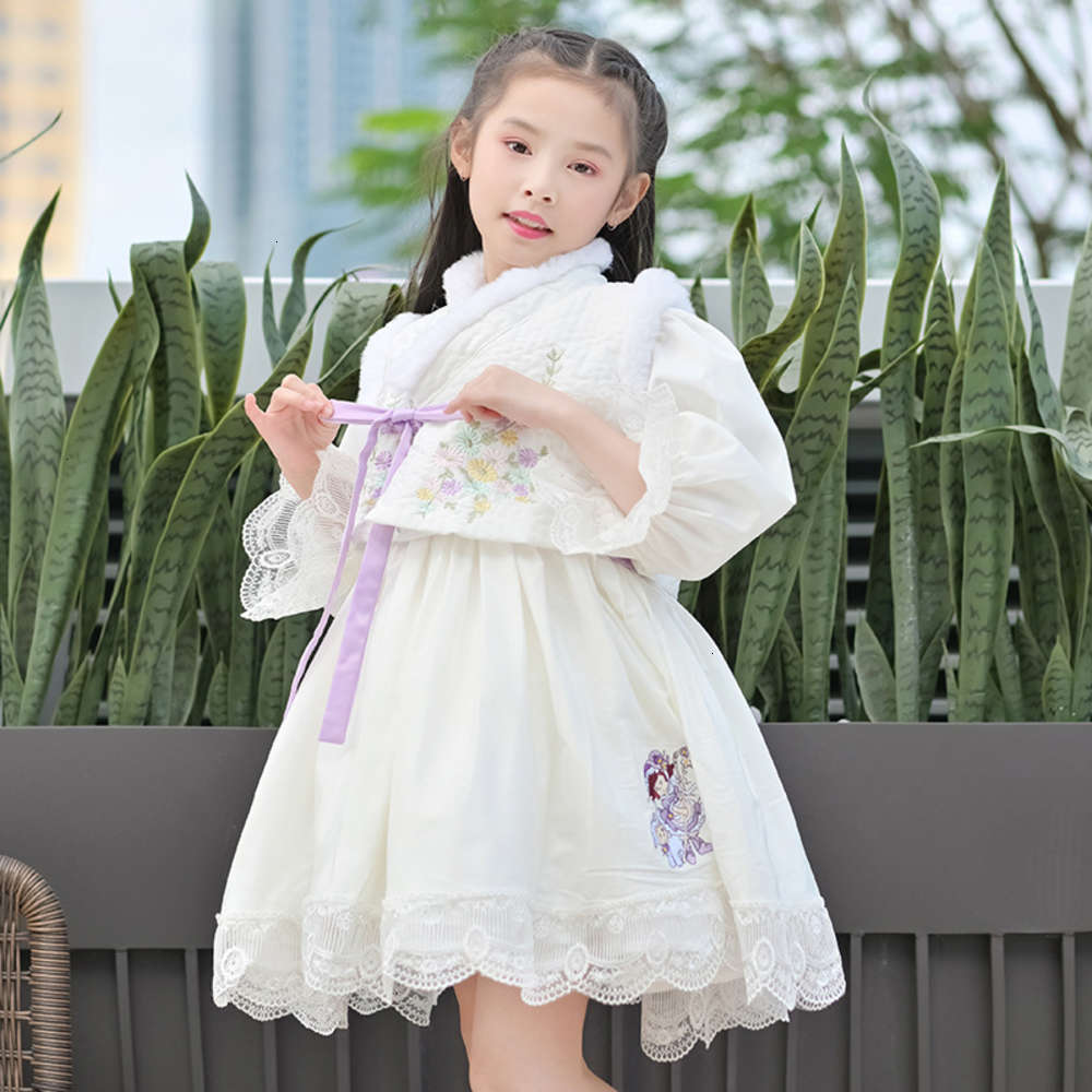 

Girls' Dresses Physical shootinghigh Children's wear Spanish end princs Lolita skirt girl's drs, Red;yellow