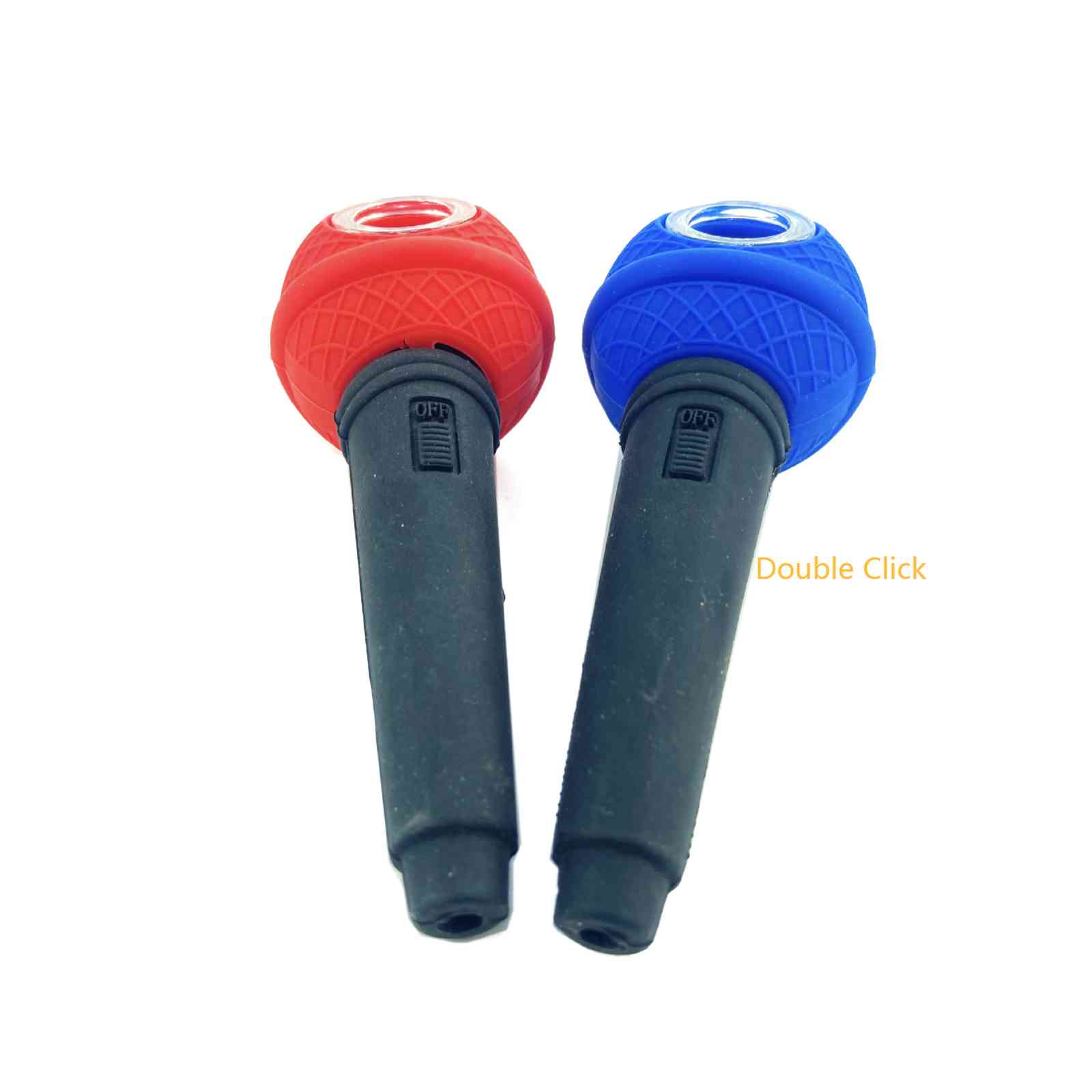 

Microphone design silicone pipe 4.7inches tabacco pipes for smoking hookahs