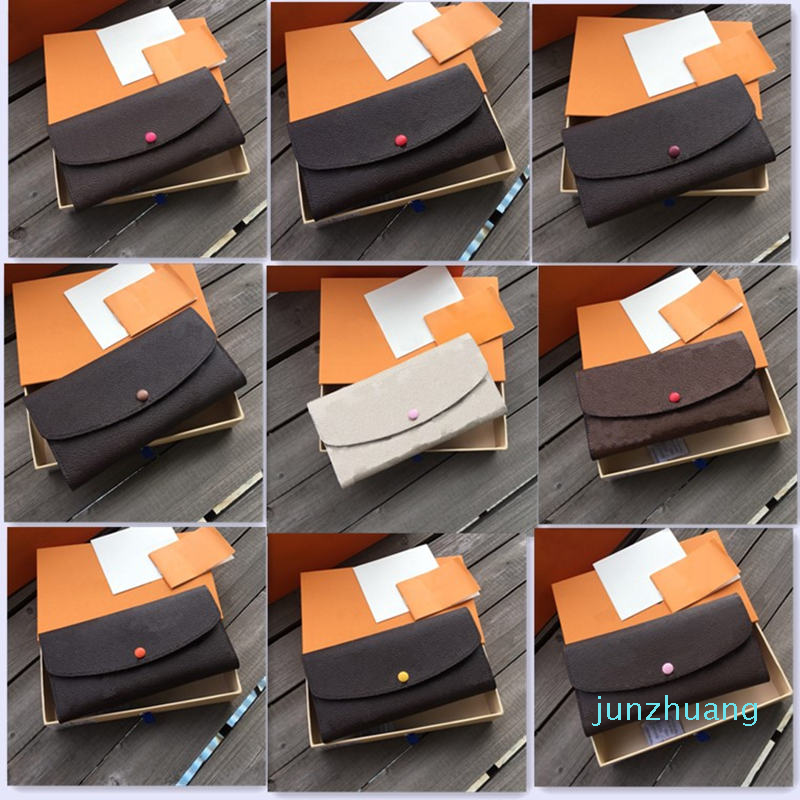 

Designer- Women Wallet Fashion Bags Card Holder Carry Around Women Money Cards Coins Bag Men Leather Purse Long Business Wallets, Old flower