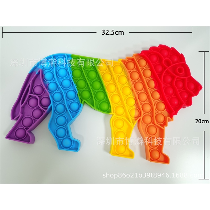 

New lion rat killing pioneer children's bubble toy
