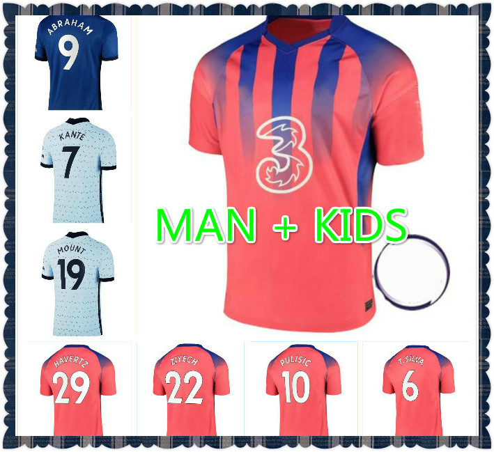 

size:S-4XL 2021 KANTE PULISIC soccer jerseys HUDSON PEDRO ODOI JORGINHO LAMPARD GIROUD 20 21 men + kids HOME WILLIAN football shirts, Black;yellow