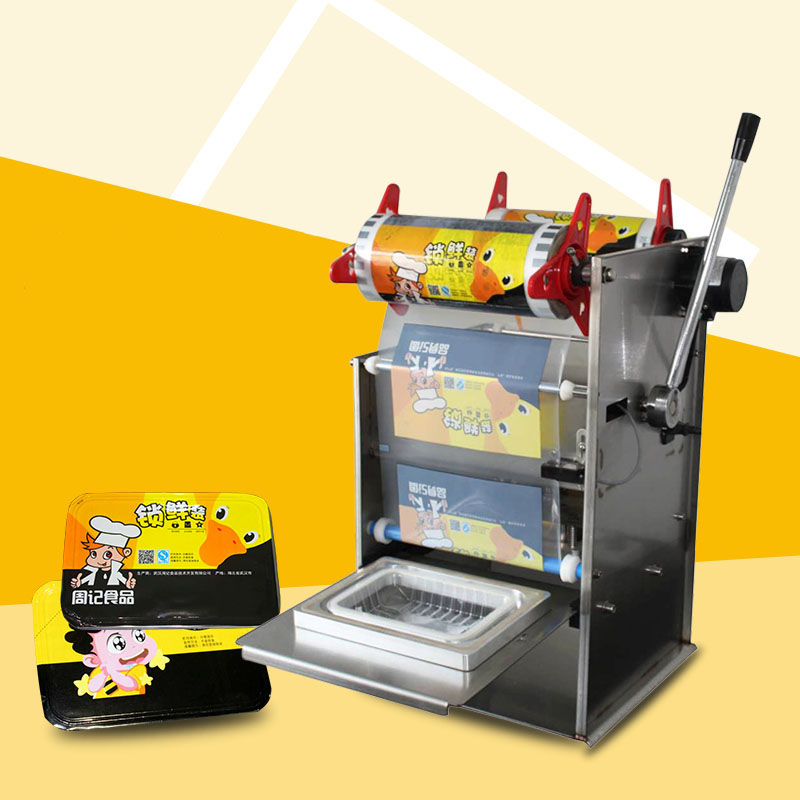 

Sealer Trays Tofu Boxes Semi-automatic Sealing Machine Bowl Cup Food Box Hand Sealer Machines
