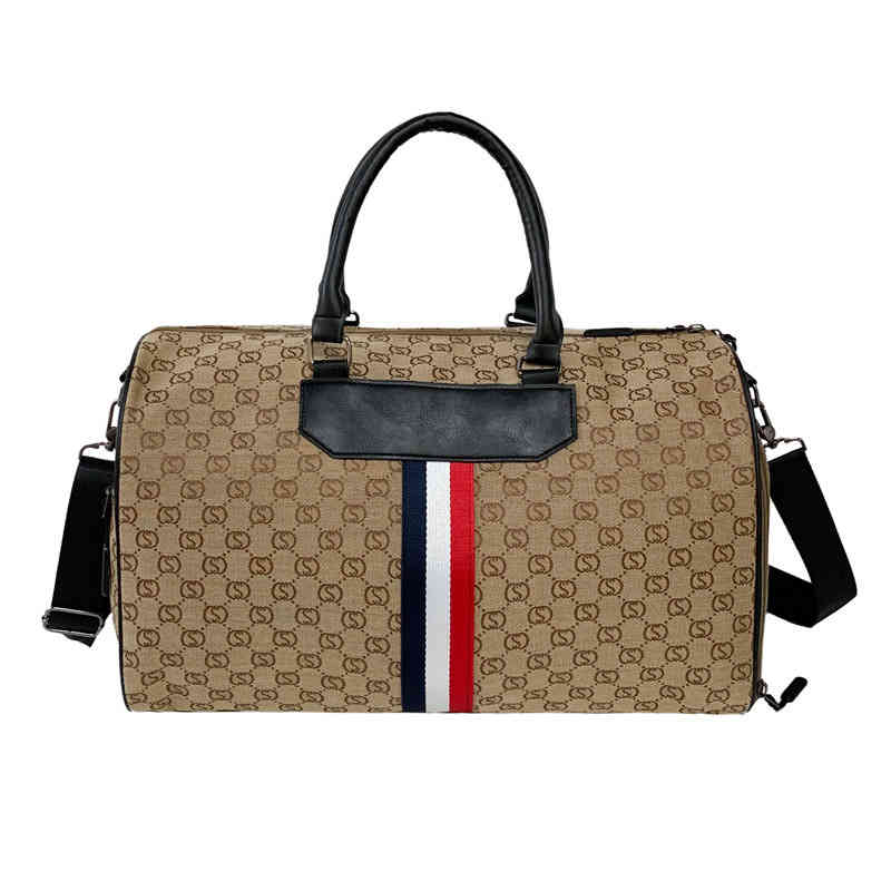 

New canvas printed large capacity Messenger Bag Handbag short distance travel shoe casual sports Bags Outlet, White