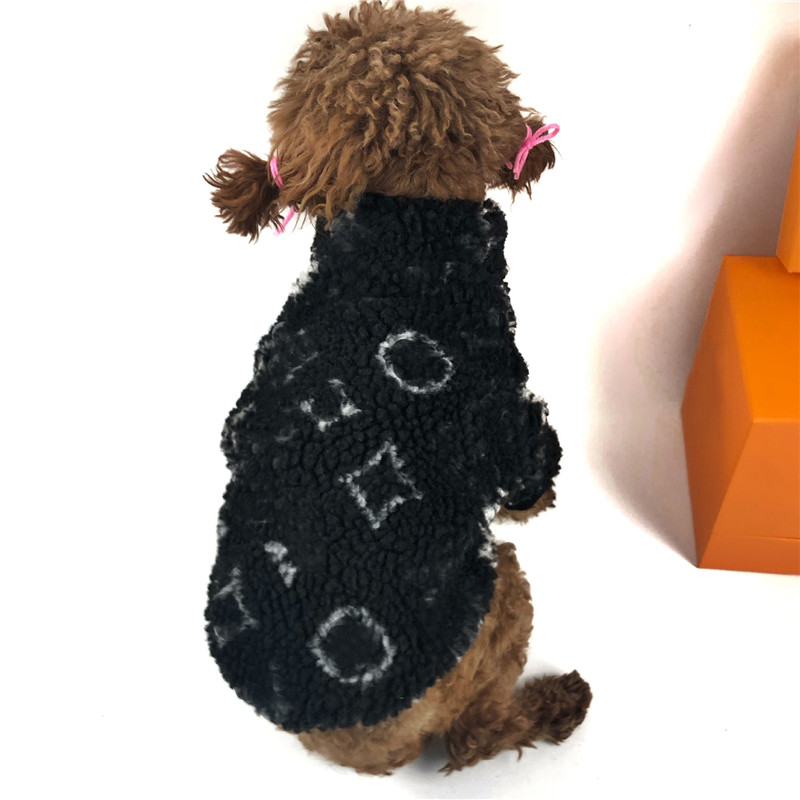 

Polar Fleece Full Floral Dog Coats Schnauzer French Bulldog Puppy Outerwears Winter Warm Outdoor Pet Jackets, As pic