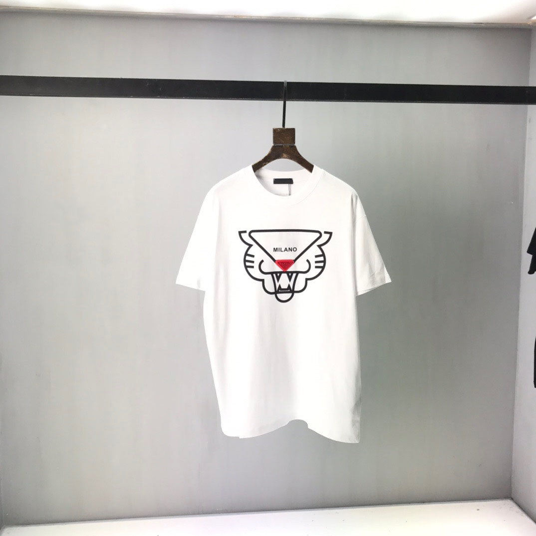 

2022ss spring and summer new high grade cotton printing short sleeve round neck panel T-Shirt Size: -l-xl-xxl-xxxl Color: black white c6vg5x6