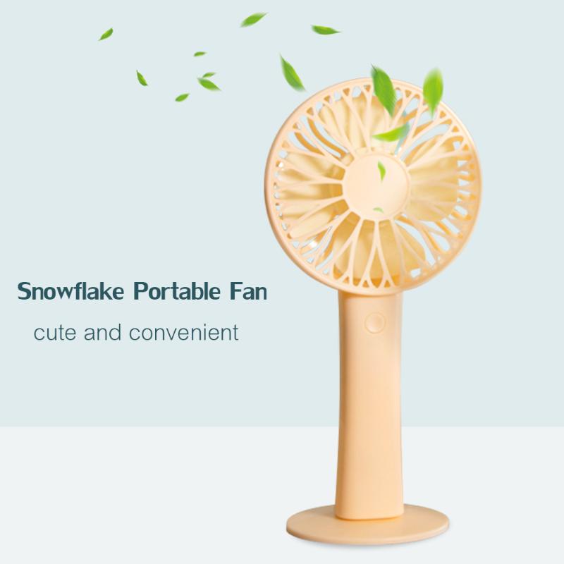 

Electric Fans Portable Student Fan Mini Rechargeable USB Handheld 3-Speed Adjustable Cooling Battery Not Included