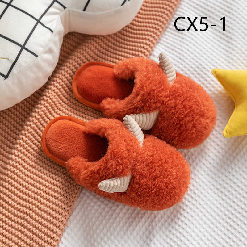 

Warm cotton slippers for female lovers indoor non-slip plus plush thick sole CX5 H0827, Cx5-2