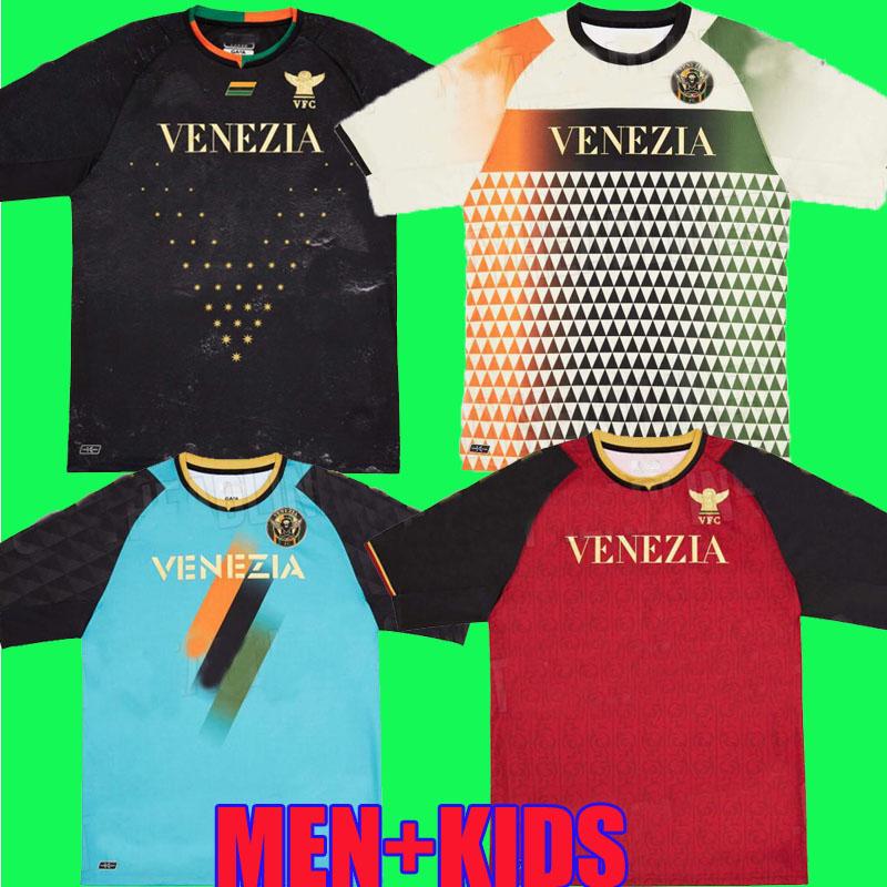 

Venezia Football Jerseys 21/22 #10 ARAMU #9 FORTE Venice Home Black Soccer Jersey #27 BUSIO #7 MAZZOCCHI Away White Shirt 2021/2022 Men 3rd Adult Uniforms 4th Red, Kids kit home