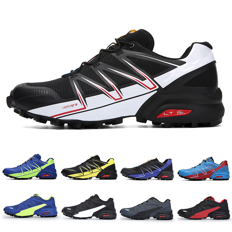 

Speed Cross Pro 2.0 CS mens running shoes Mesh Triple black white blue red yellow green speedcross men women trainers outdoor sports sneakers 40-47, Box