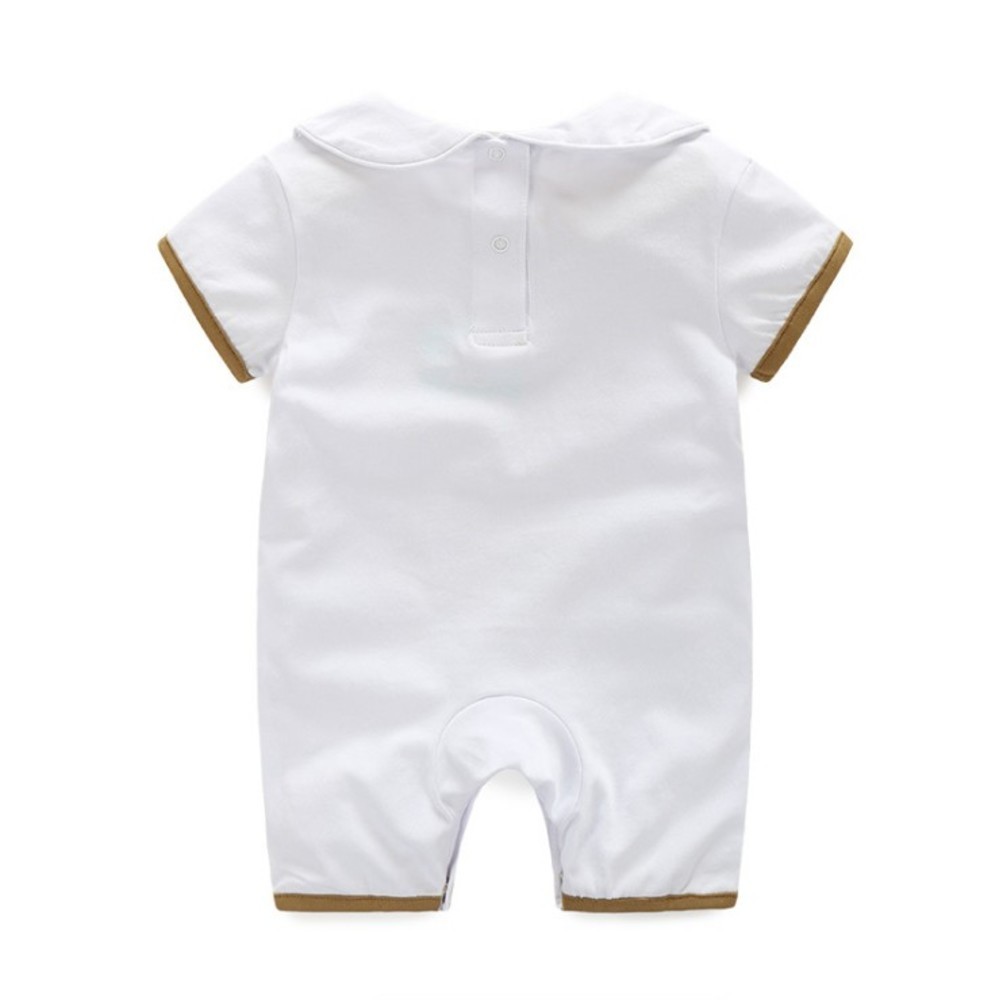 

Romper Character Boy Clothes and Girl Clothes 0-24 Baby Rompers Summer Short Sleeved Jumpsuit, Brown
