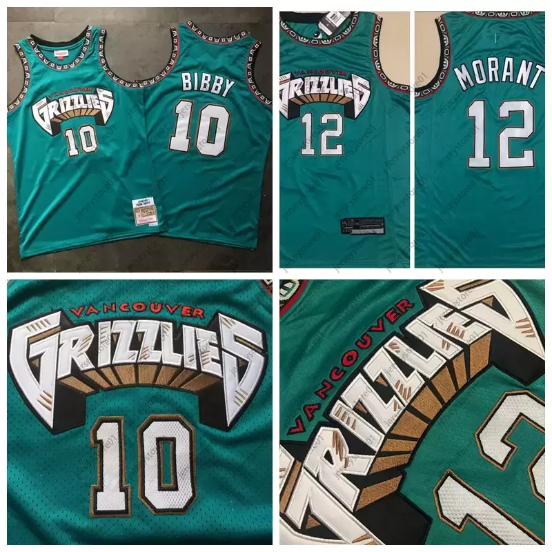 

Vintage Men Vancouver Grizzlies Turquoise 1998-99 Swingman Size -2XL, Gold