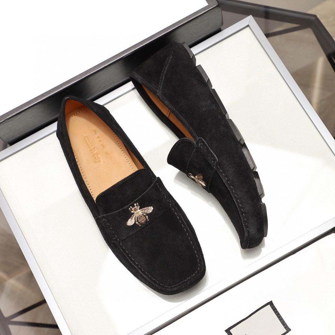 

MM Mens Luxury Brogue Oxfords Dress Shoe Genuine Calf Leather Pointed Toe Slip On Male Formal Footwear Wedding Party Shoes 11, #01