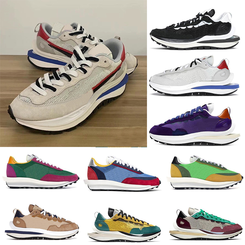 

2021 waffle Xsacai 2.0 mens running Shoes noir sesame blue void dark iris sail gum pastel triple black white brown men women Sneakers, 16