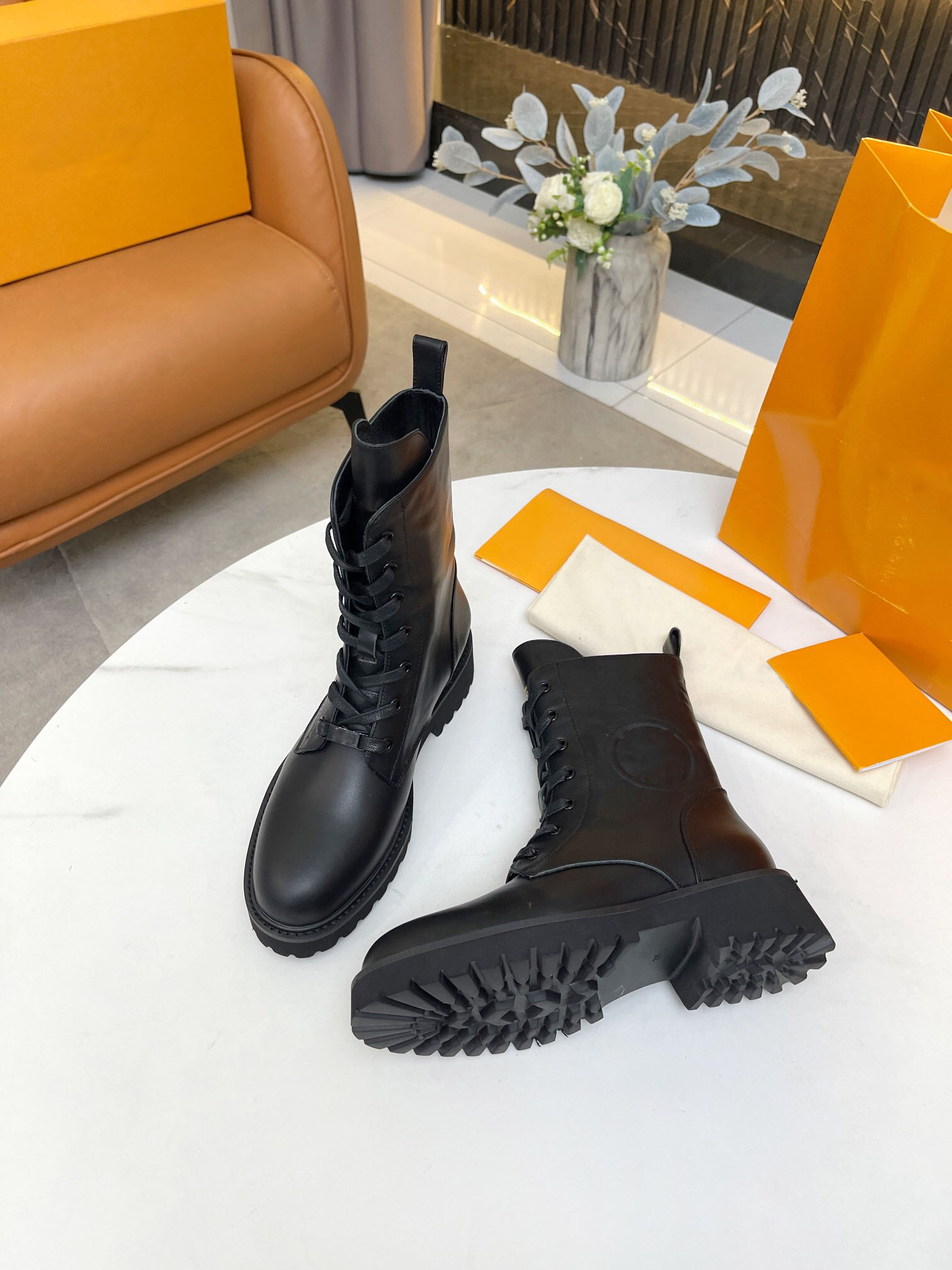 

women territory flat ranger Martin boots womens autumn winter platform 100% leather ankle booties ladies thick bottom half bootis, 1#