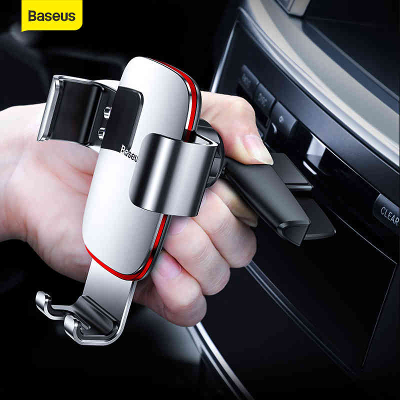 

Baseus Gravity Phone Mobile Samsung for Huawei Car CD Slot Air Vent Mount Holder Stand Metal Bracket Accesories
