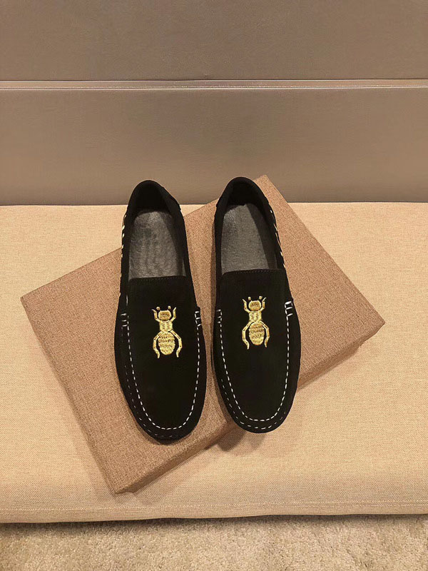 

Luxury fashion black velvet men's formal shoes Italian handmade brand with boxes size:38-45