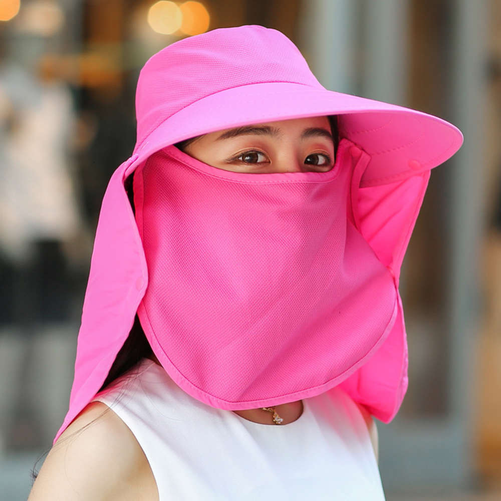 

Sun hat female summer outdoor cycling sunscreen ultraviolet electric car sunshade Hat, Blue;gray