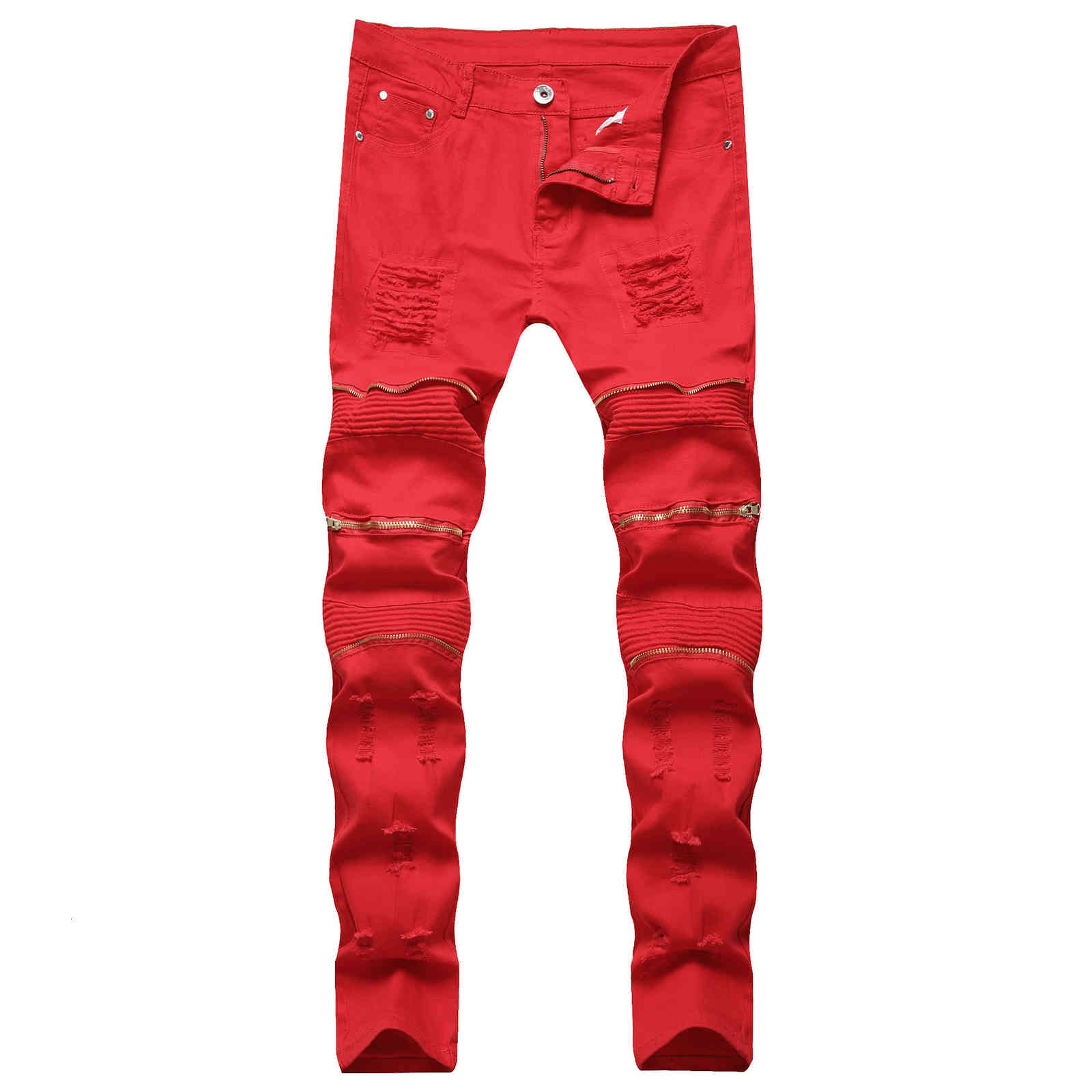 

fashion jeans trendy , men's , motorcycle pants, tight clothes, Blue