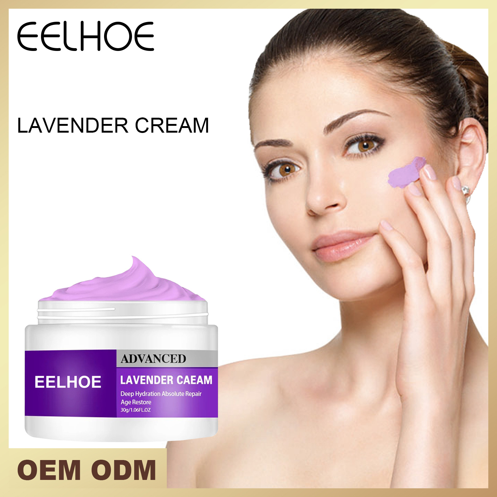 Free freight EELHOE OEM ODM Natural plant essence cream moisturizing brightening firming and stable skin morning and night-image-749797956