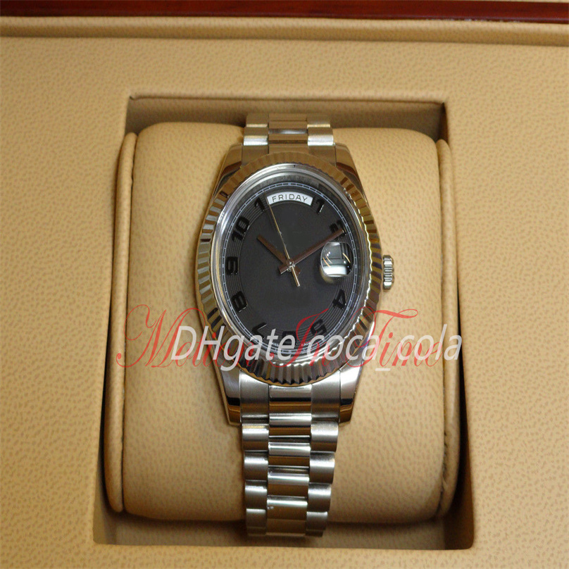 

Luxury Watches man watches wholesale fashion watches White Gold 41mm Fluted Bezel "Black Out" Dial 218239 mechanical men watch Automatic Wristwatch F51