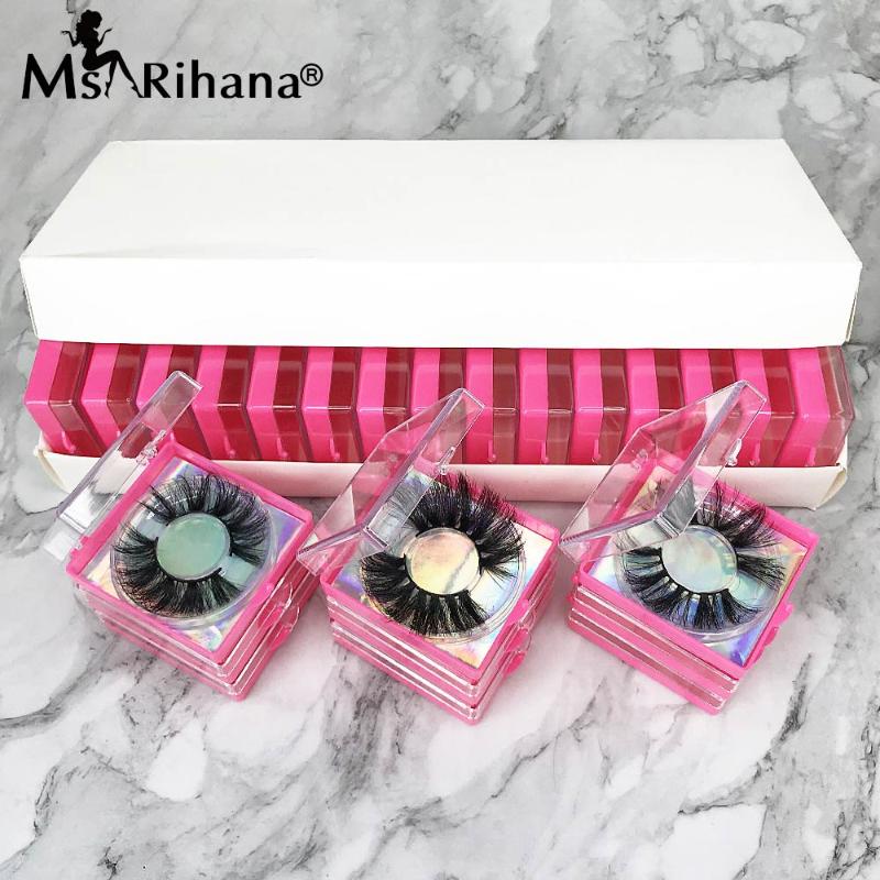 

Mink Eyelash 20/30/40 Pairs Fake Lashes Wholesale 5D 3D Packaging Boxes Magnetic Eyelashes 25mm In Bulk False