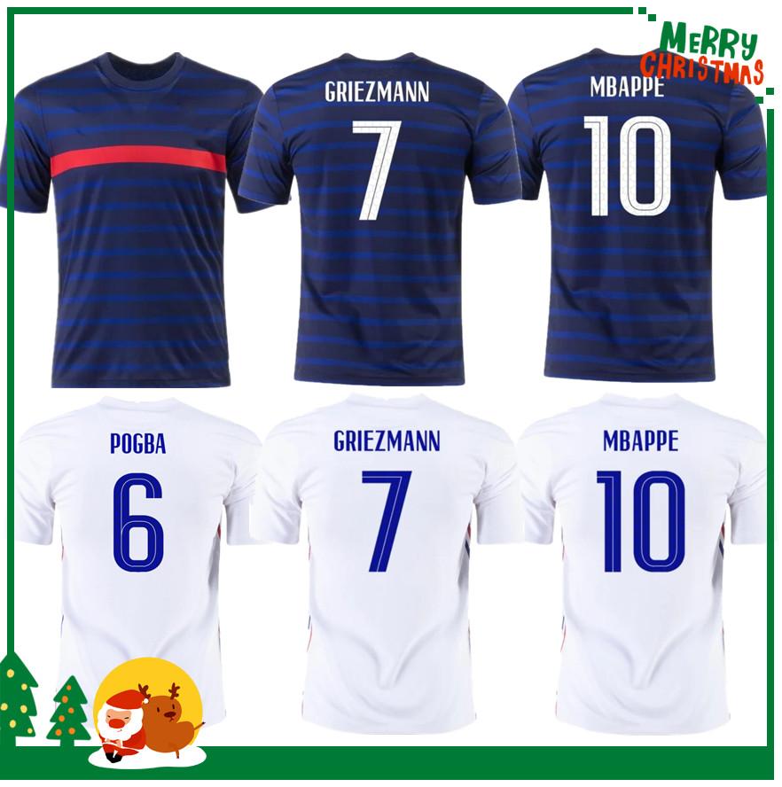 

2020 MBAPPE GRIEZMANN POGBA GIROUD KANTE FRANCE jerseys 2021 home away Soccer jersey Football shirts adult men + kids kit, Black;yellow