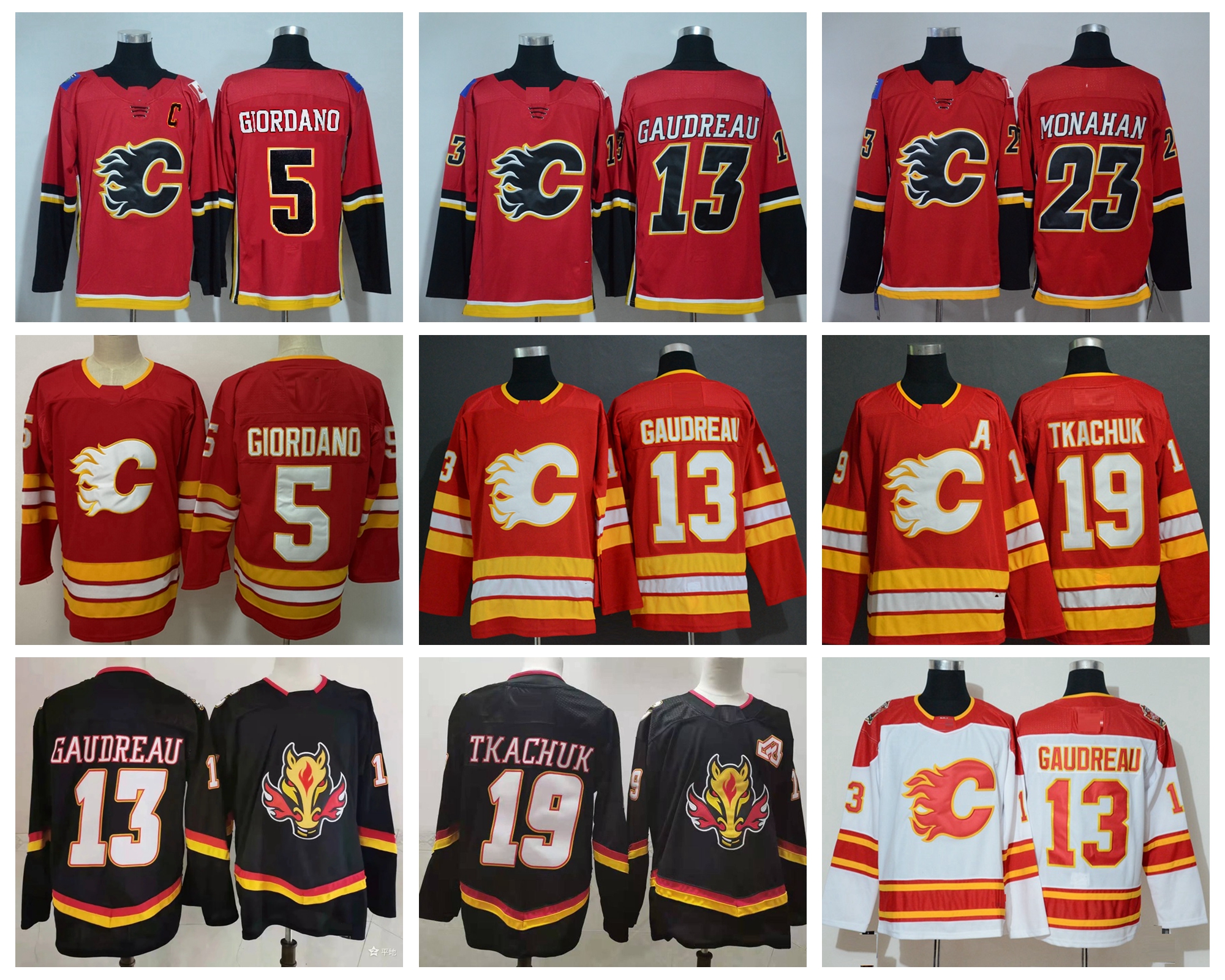 

2021 Calgary Flames Hockey Jerseys Mens Johnny Gaudreau Jersey Matthew Tkachuk Andrew Mangiapane Elias Lindholm Sean Monahan Derek Ryan Mark Giordano Stitched, Blue