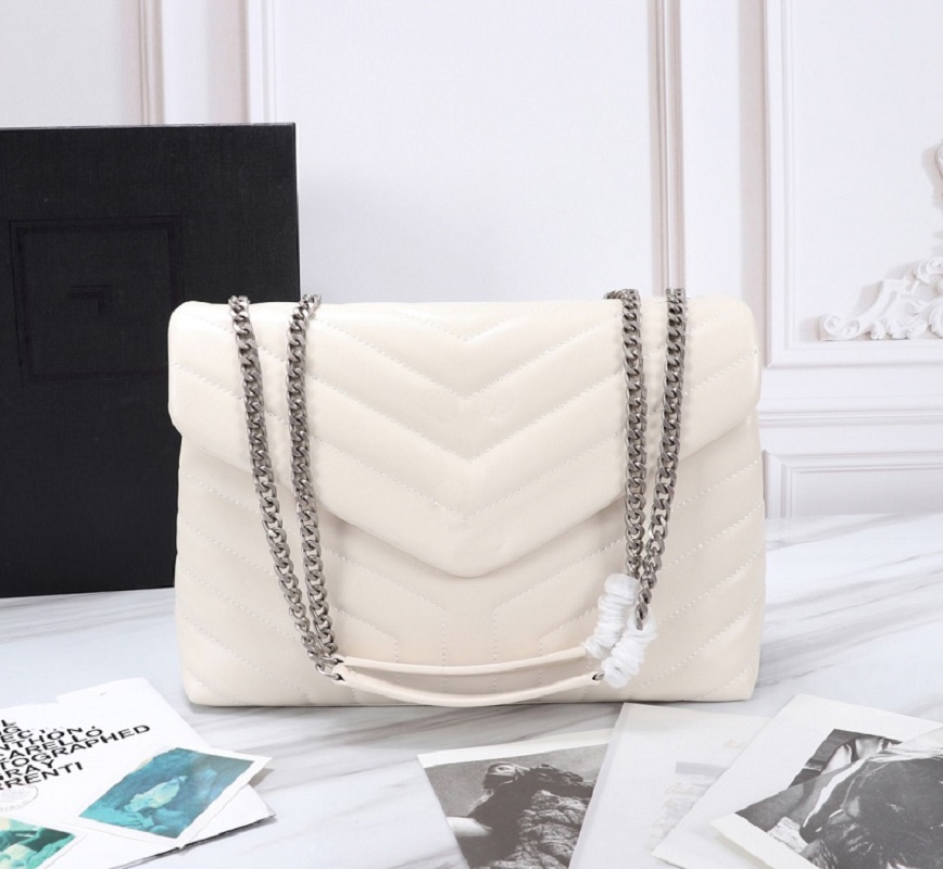 

Classic Fashion Evening Bags Lady Designer Handbag Leather Square top quality luxury famous brand chain cross-body size 26-19-8cm 431146