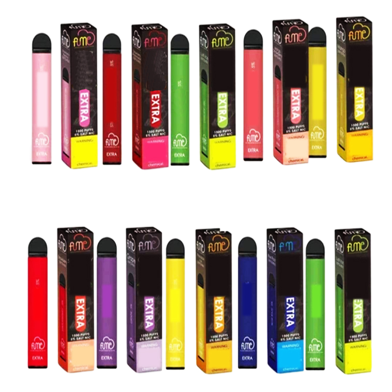 

Fum Extra Disposable Vapes Pen Electronic Cigarette 1500 Puffs Vape Device 850mah 3.5ml Pod 18 Flavors Available