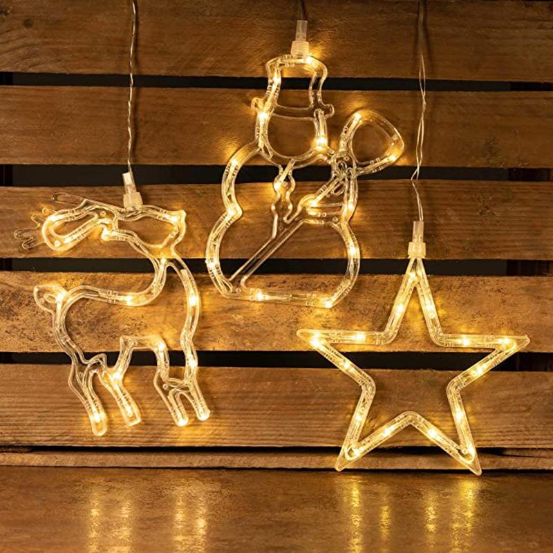 

Christmas Decorations 3pc Lights Led Pointed Light String Wedding Decoration For Bracelet Earrings Making Xmas Tree