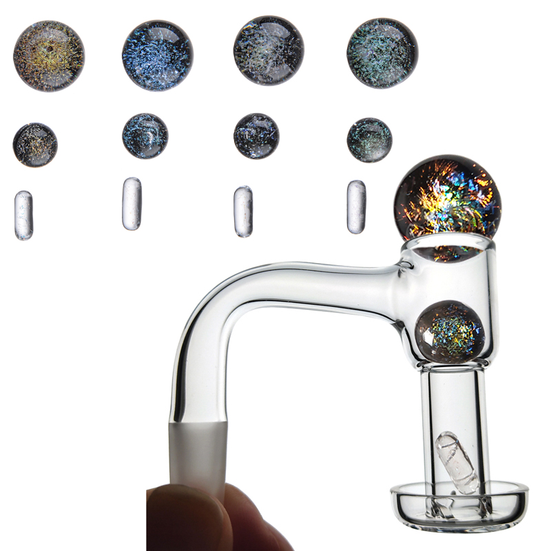 

Terp Slurper Beveled Edge Quartz Banger Nails Smoking Accessories Seamless Fully Weld Bangers 10mm 14mm Joint With Glass Marble Ruby Pearl Pill