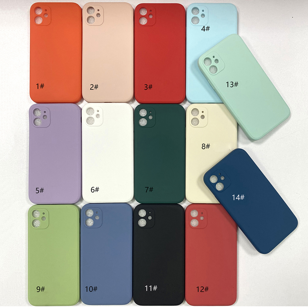 

1:1 Precise Camera Protection Silicion TPU CellPhone Cases For iPhone 12 11 Pro Max 7 8 Plus X XR Samsung S21 S20 Ultra A12 A22 A32 A42 A52 A72 5G Phone Case, Pls. tell the color you need