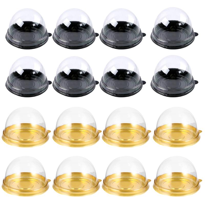 

Gift Wrap 200pcs Round Shape Mid-Autumn Festival Moon Cake Tray Box Holder Dessert