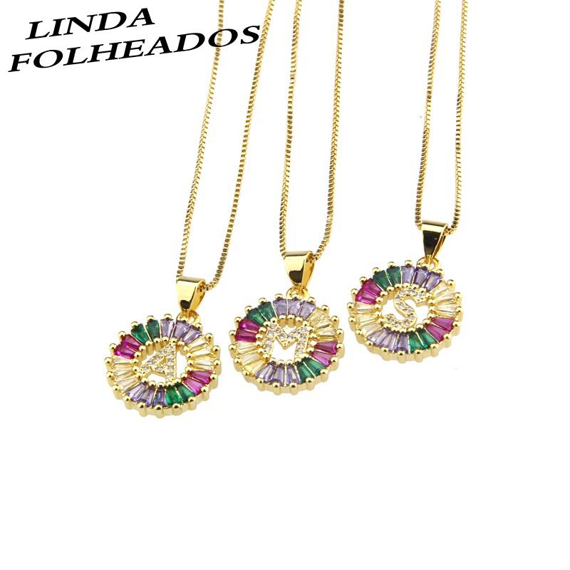 Girls Chain Design Pendant Gold UK 
