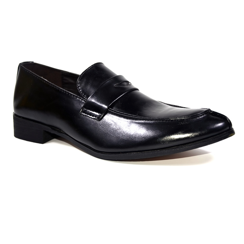 

2022 Leather Business Men Dress Loafers Pointy Black Shoes Oxford Men Breathable Formal Wedding Shoes