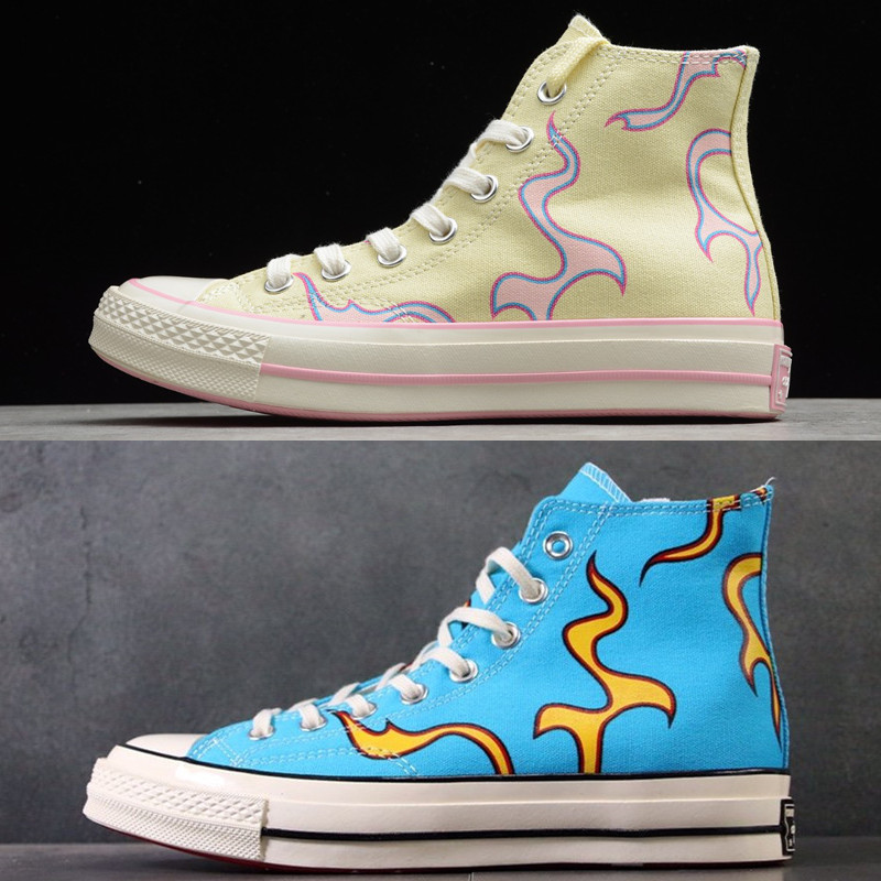 

Golf Le Fleur chuck 70 Yellow Flame Shoe Chenille Men Taylor Skates Boots Mens Skate Shoes Women Vulcanized Boot Womens Sneakers Girls Sport