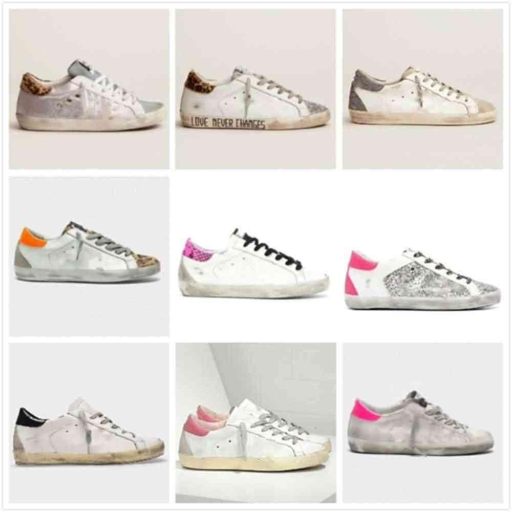 

Italy Sneakers Pink Shoe Classic White Do -Old Dirty Designer Gooses Women Man Casual Baskets Shoes Brazil Linliangr, Star2
