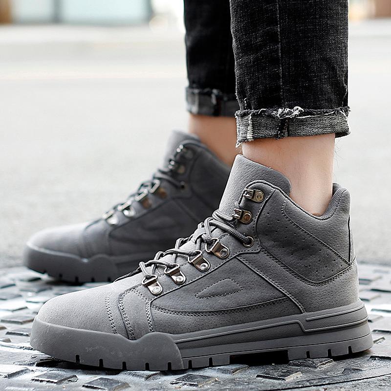 

Boots Fashion Sneaker Mens Flat Sneakers 2021 Casual Invierno De Sports Breathable Sport For Wear Outdoor Shoe, Black