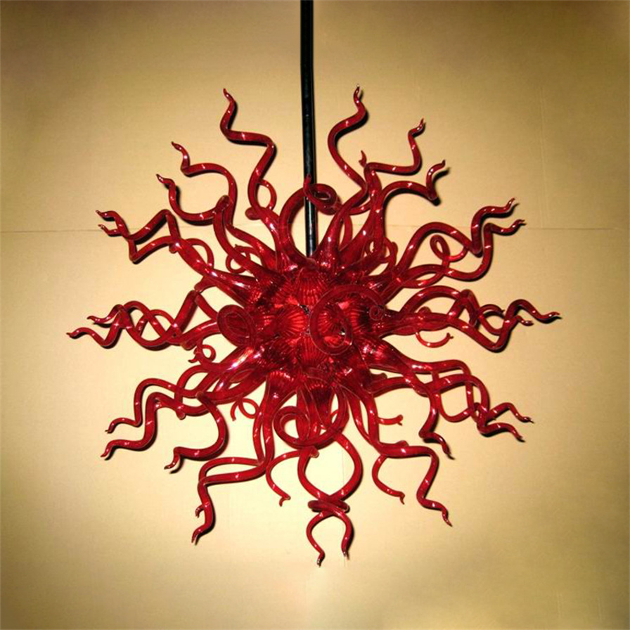

Art Deco Dining Room Light Fixtures LED Bedroom Bedside Lamps Chandeliers W70*H70cm Frosted Murano Glass Chandelier Lighting