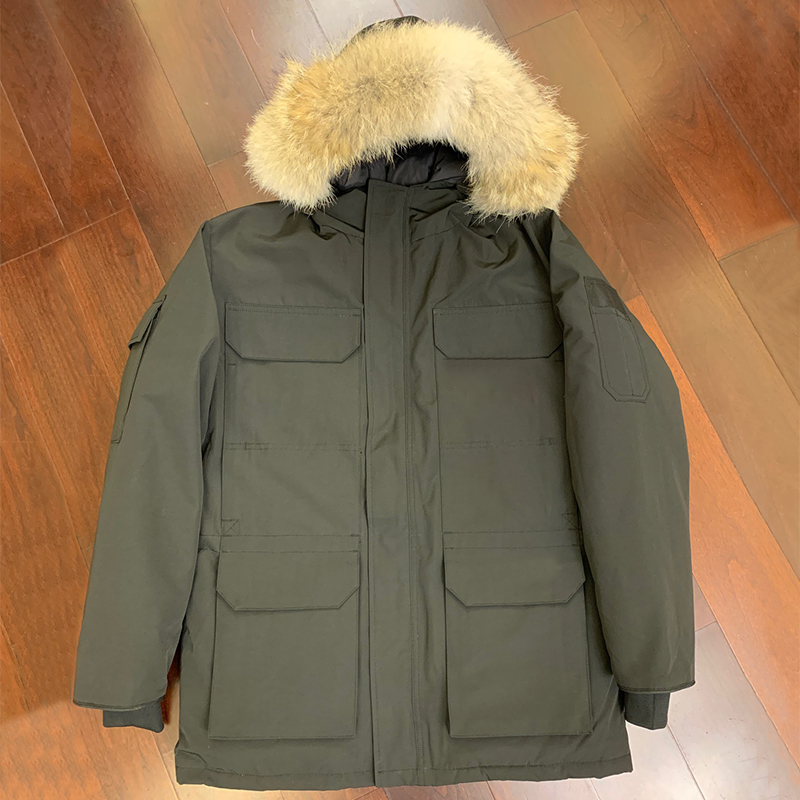 

Free Gift box Men Winter Coats Down Jackets Veste Homme Outdoor Jassen Big Fur Hooded Fourrure Coat Doudoune Parka classic warm r cotton thickened, Photo color
