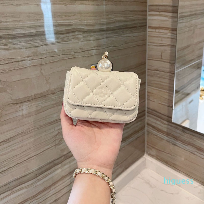 

Designer- Women Fashion Handbags pearl wallet mouth red envelope temperament dinner small bags shoulder bags, Black