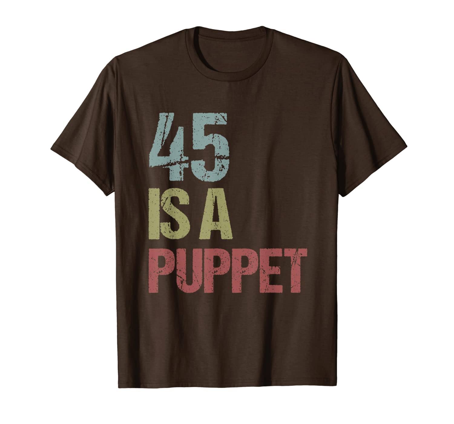 

45 is a puppet anti-trump protest, White;black