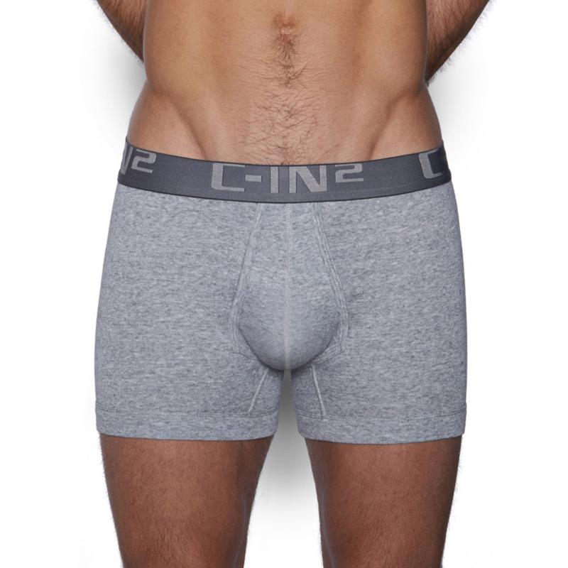 

Underpants Professional Generation] 071 High Quality Ribbed Cotton Men's Waist Flat Corner Panties, Black;white