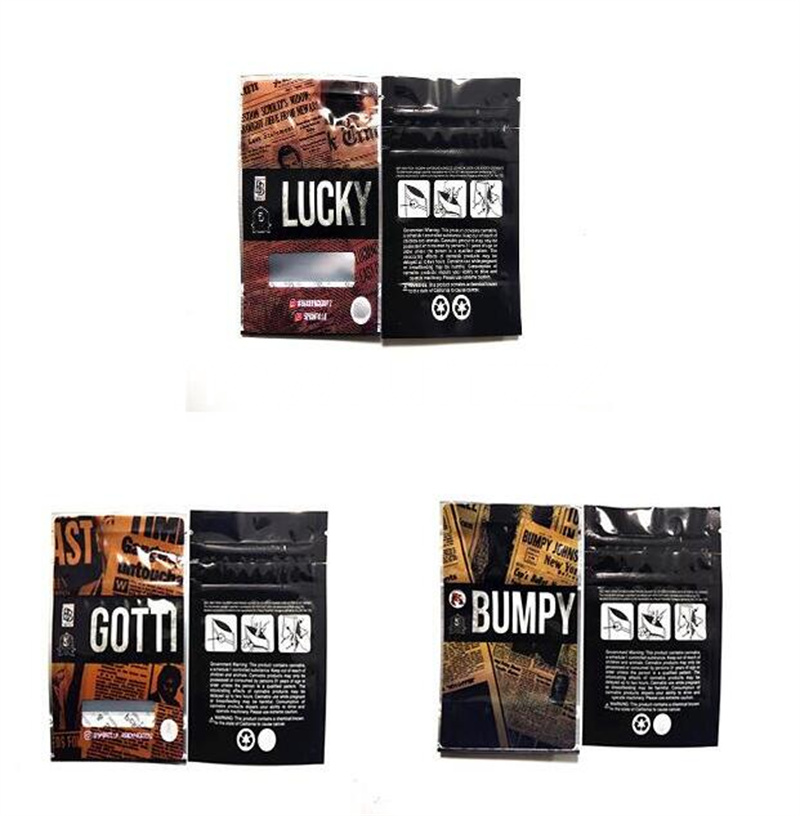 

GOTTI Packbackboyz Bags resealable zipper bag seal for freshness Childproof flowers packing Lucky