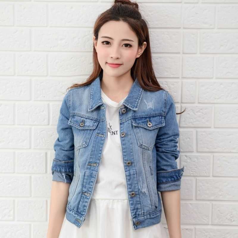 

women's jackets jean jacket, spring and fall fashion, short long sleeve stretch, with toothbrush, white, pink, 2xl, xl, 7izf, Black;brown