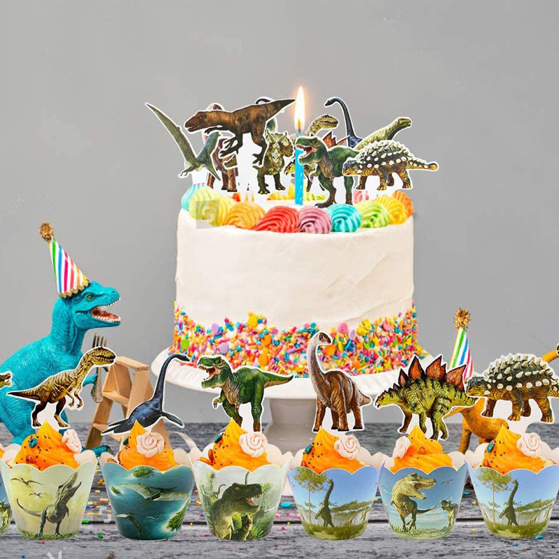 24 unids Cumpleaños Dinosaurios Magdalena Envoltorios Toppers Decoraciones de pasteles Baby Shower 2nd 3RD 4º 5º 6º Cumpleaños Dino Suministros de fiesta 24 unids Cumpleaños Dinosaurios Magdalena Envoltorios Toppers Decoraciones de pasteles Baby Shower 2nd 3RD 4º 5º 6º Cumpleaños Dino Suministros de fiesta