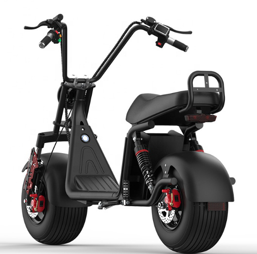 

Electric 2000w 60v 24ah Citycoco Fat Tire Popular Scooter Big bench 2 Wheel Citycoco With Led Lights Two Seat