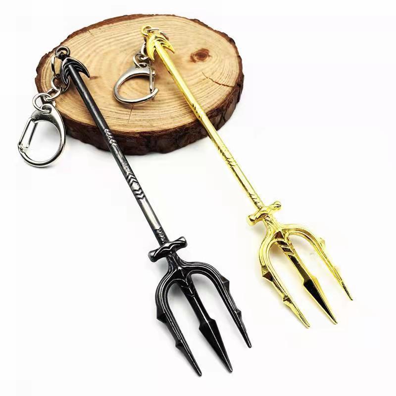 

Keychains Harpoon Trident Model Alloy Keychain Pendant Jewelry, Silver
