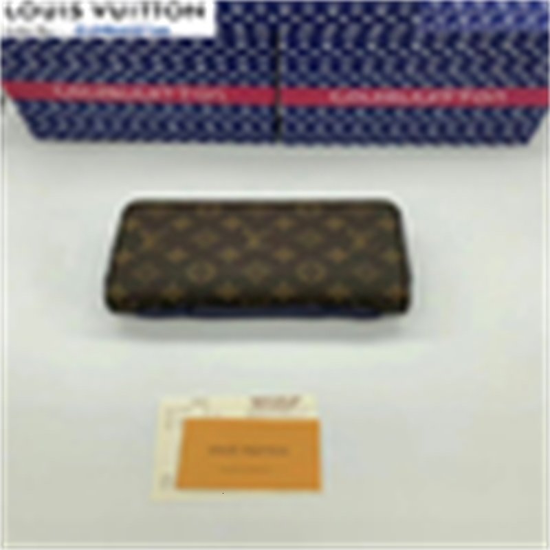 Real Clutches Brand Long Wallets Designer Wallet Men Luxury Leather M41502 Wallet Chain Dark Compact Purse Blue Evening Key Zipper Card Hold